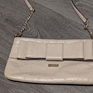 Kate Spade Cream Leather Shoulder Bag